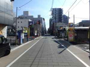 中心市街地（子安神社通り）道路改良工事