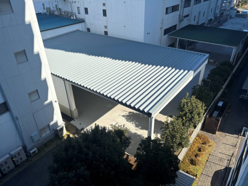 某施設　荷捌き庇新築工事